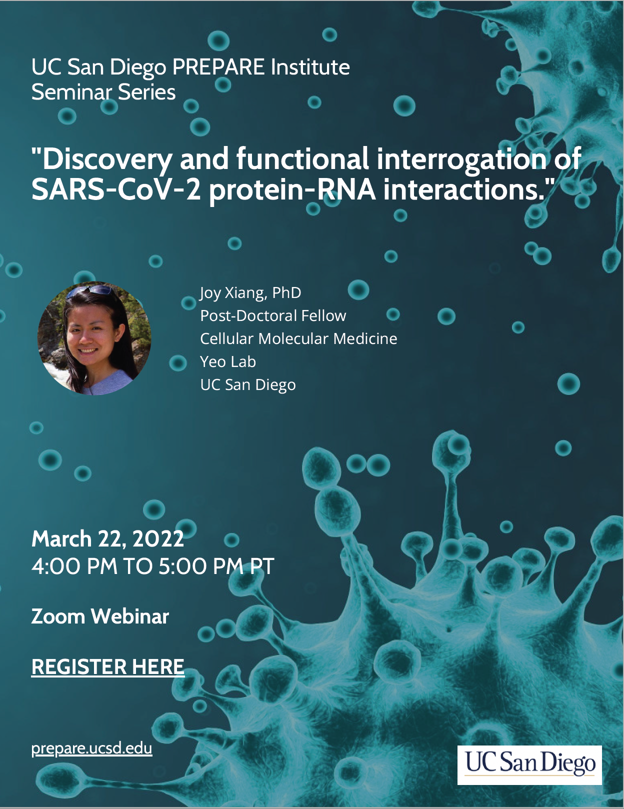 UCSD PREPARE Seminar-Xiang Flyer